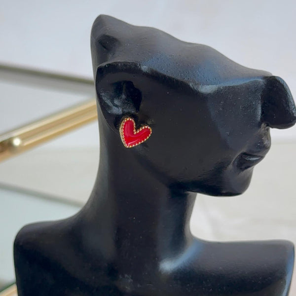 Aros Corazón Red