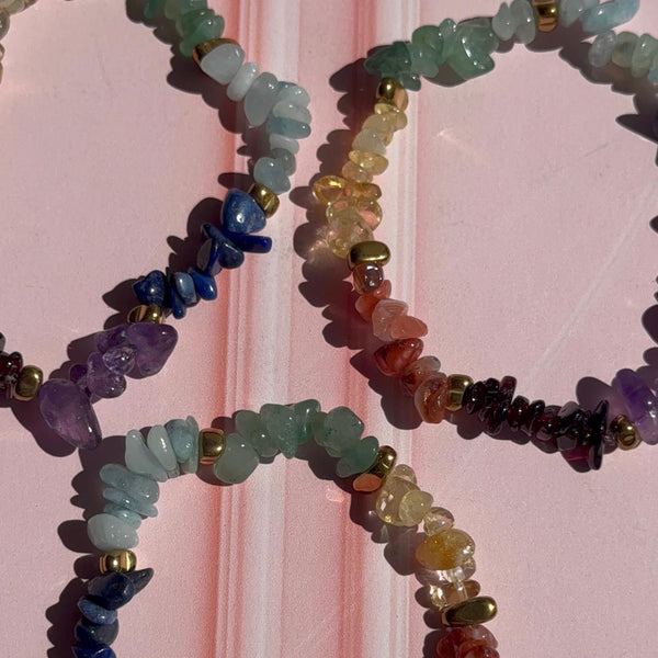 Pulsera Chips Cuarzo