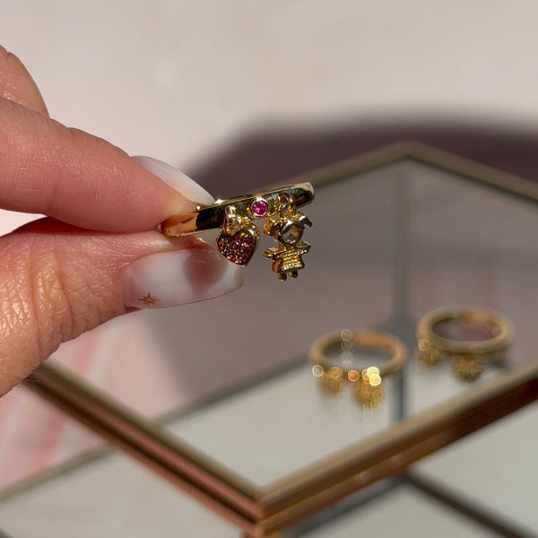 Anillos Corazón Hijo-Hija