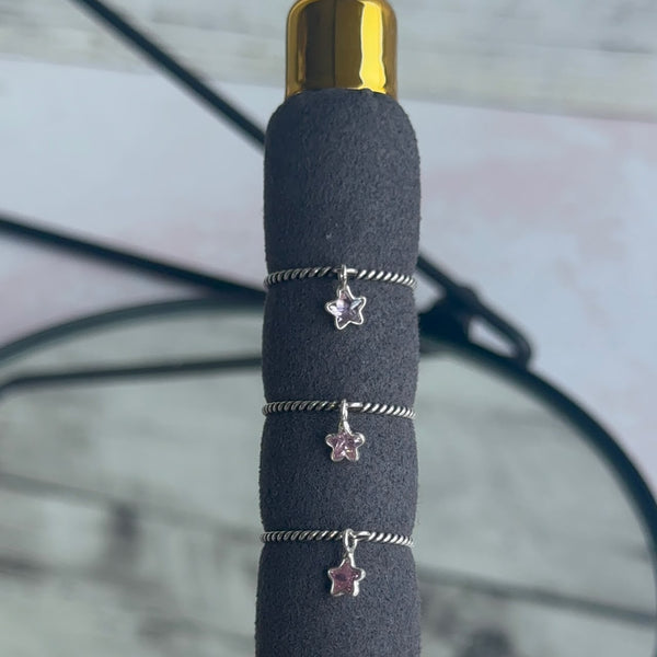 Anillo Estrella Colgante