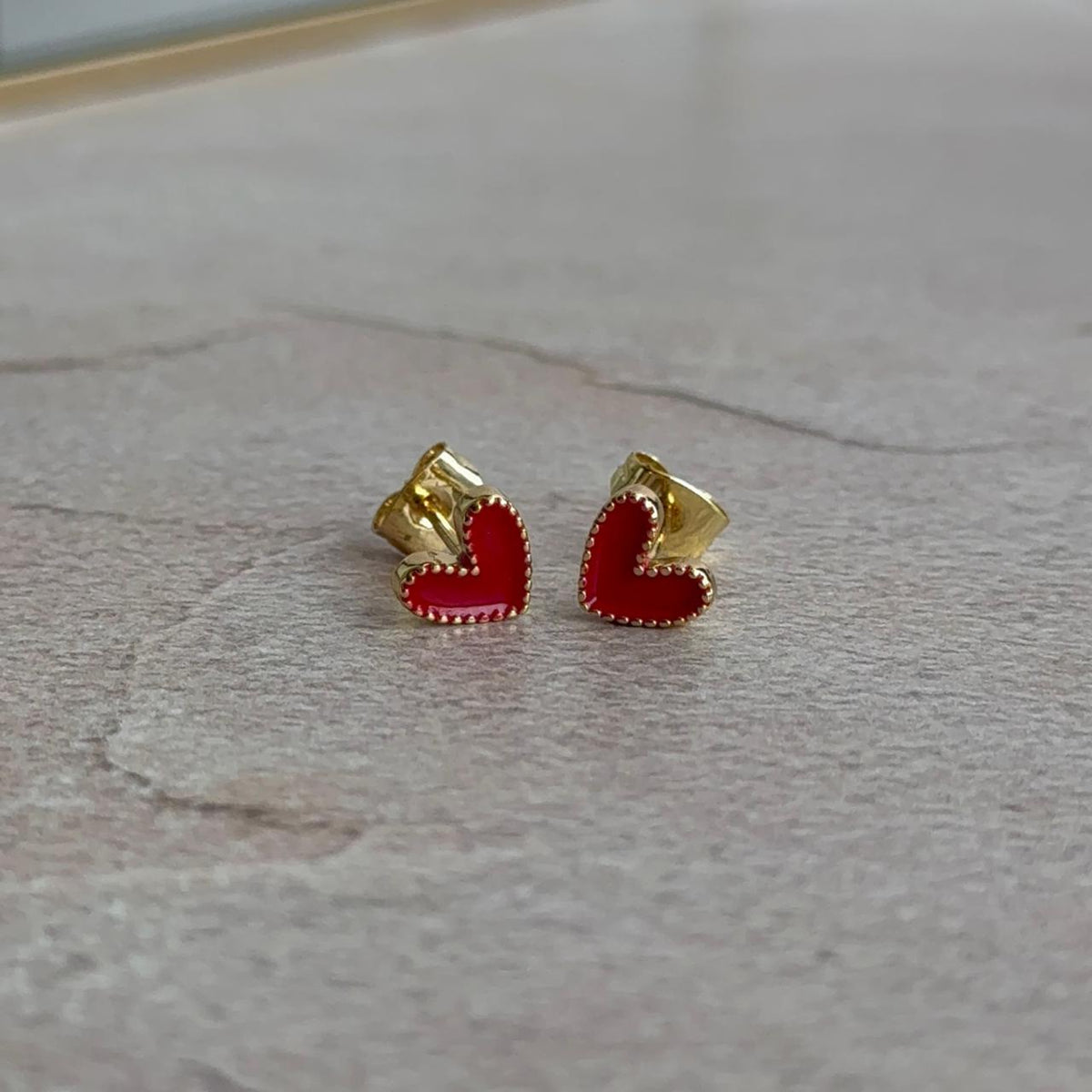 Aros Corazón Red