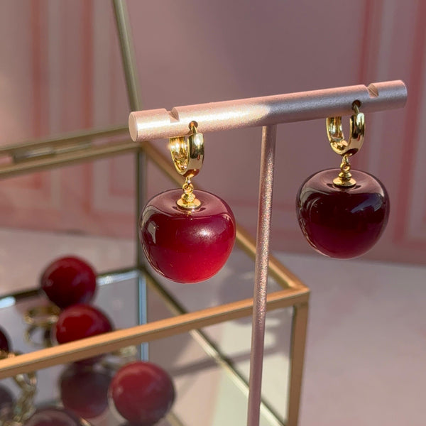 Aros Argolla Cereza