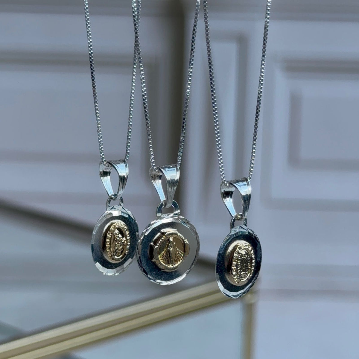 Collar Medallas Virgen