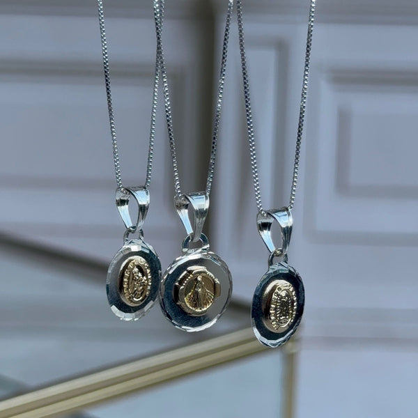 Collar Medallas Virgen