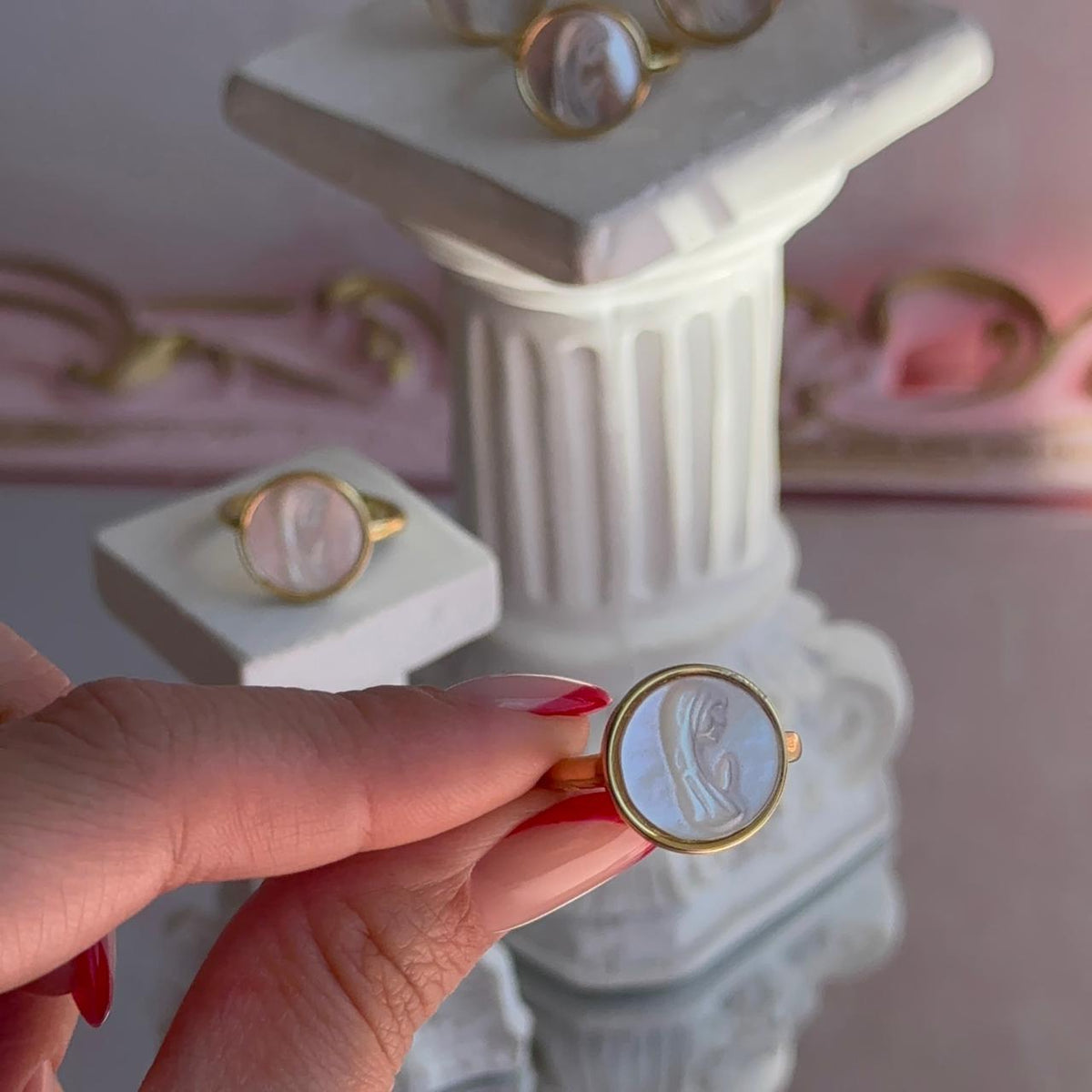 Anillo Nácar - Virgen Niña