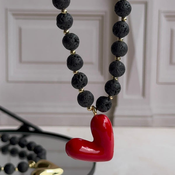Collar Paula - Corazón de Lado