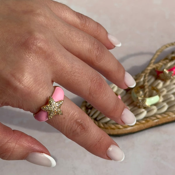 Anillo Estrella Colores