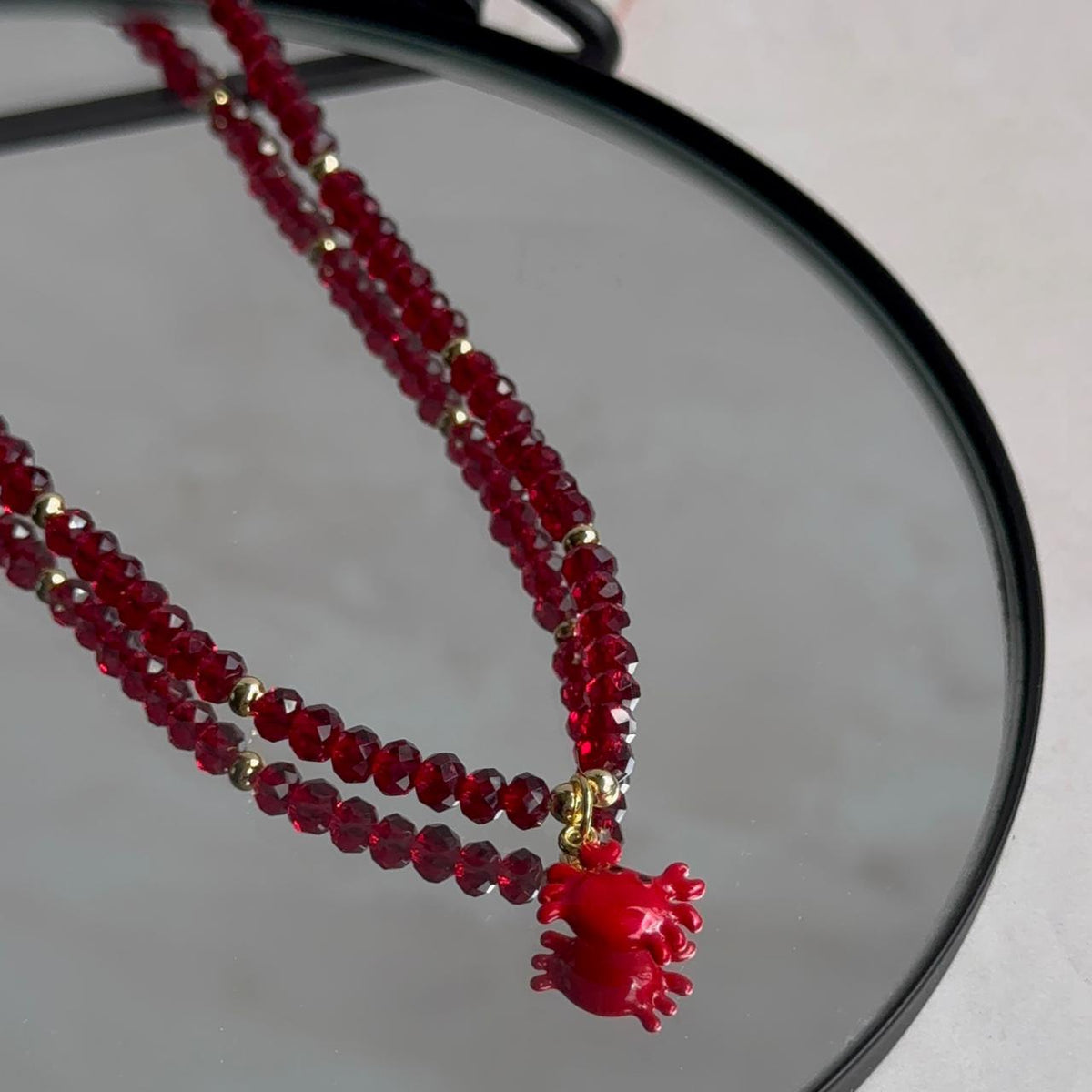 Collar Cristales Cangrejito