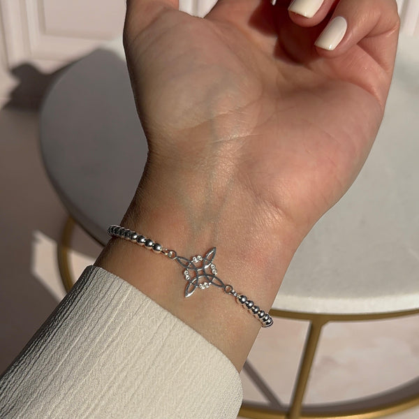 Pulseras Balines Nudo de Bruja