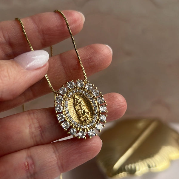 Collar Virgen de Guadalupe Circones