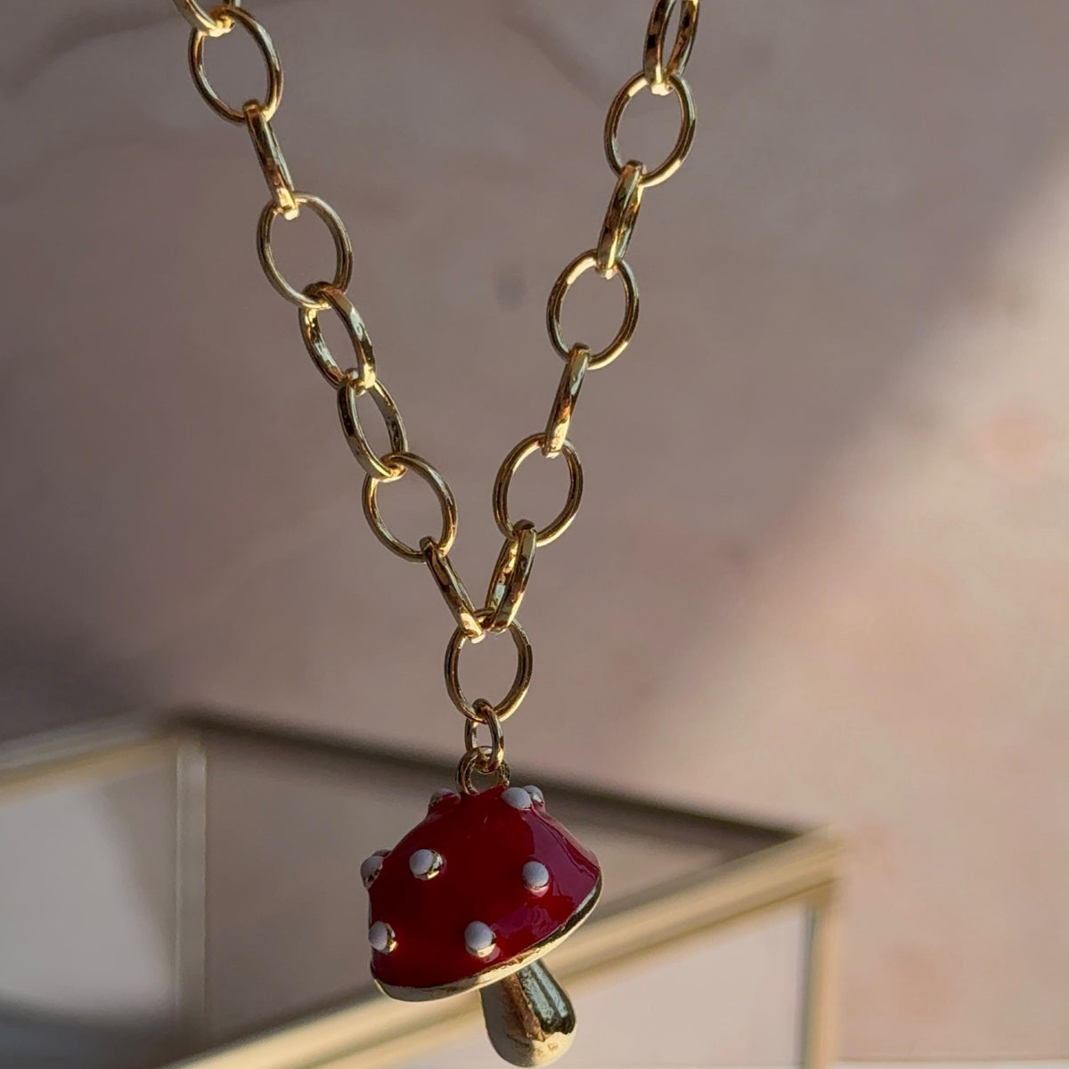 Collar Hongo Rojo
