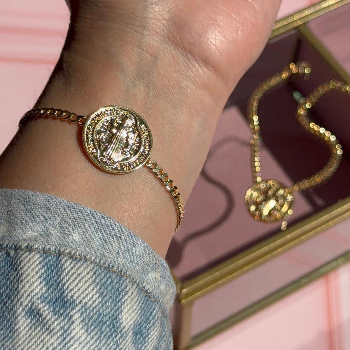 Pulsera Medallón San Benito
