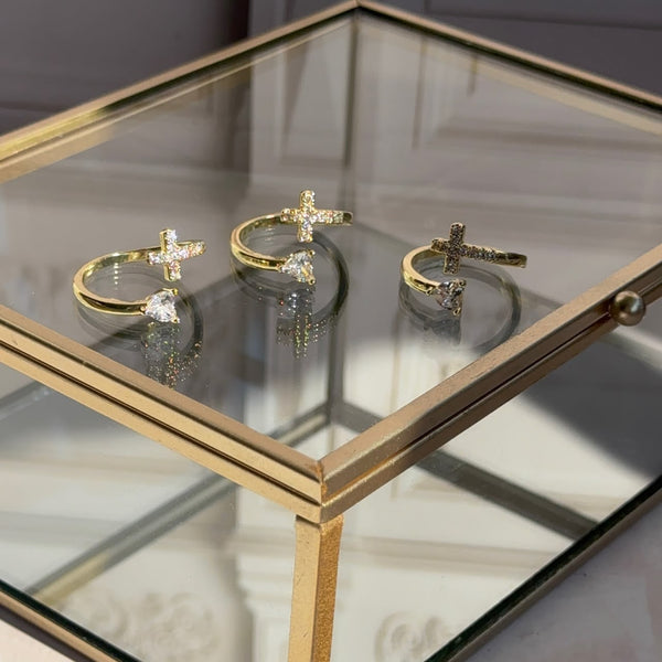 Anillo Cruz y Corazón