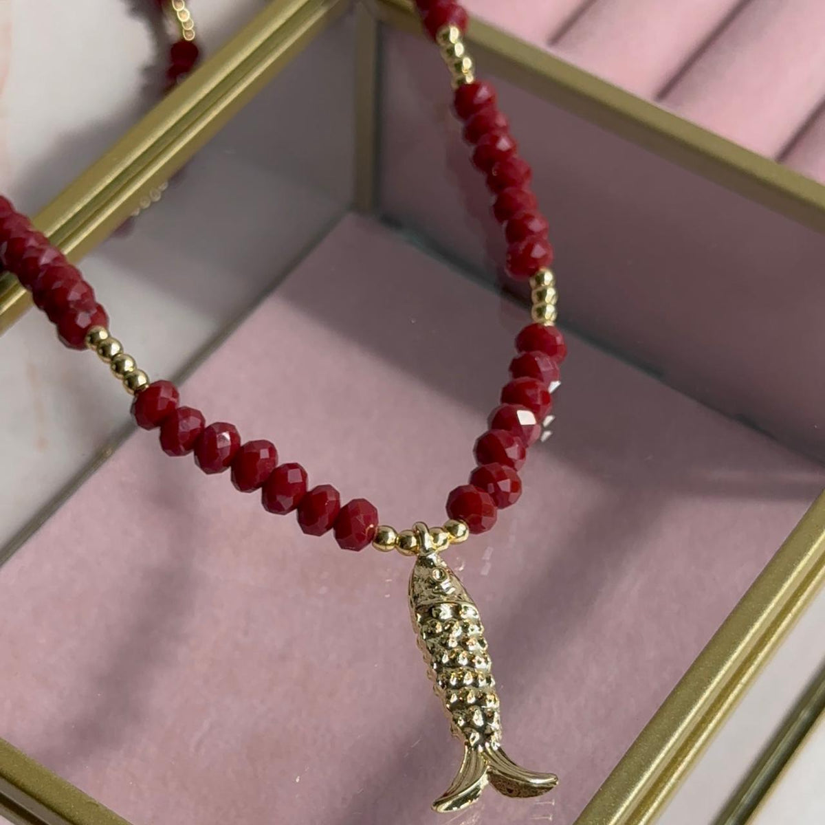 Collar Cristales Pez