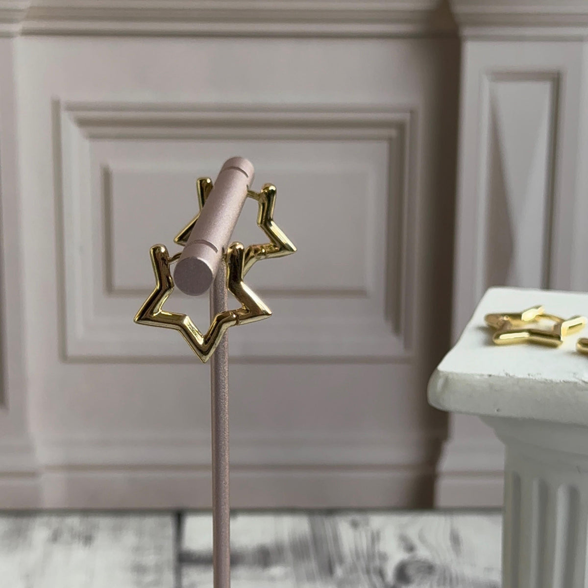 Aros Argolla Forma Estrella