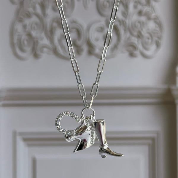 Collar Caballo Plata 925