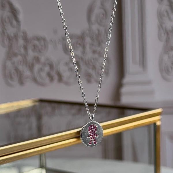 Collar Niño Circones Fucsia