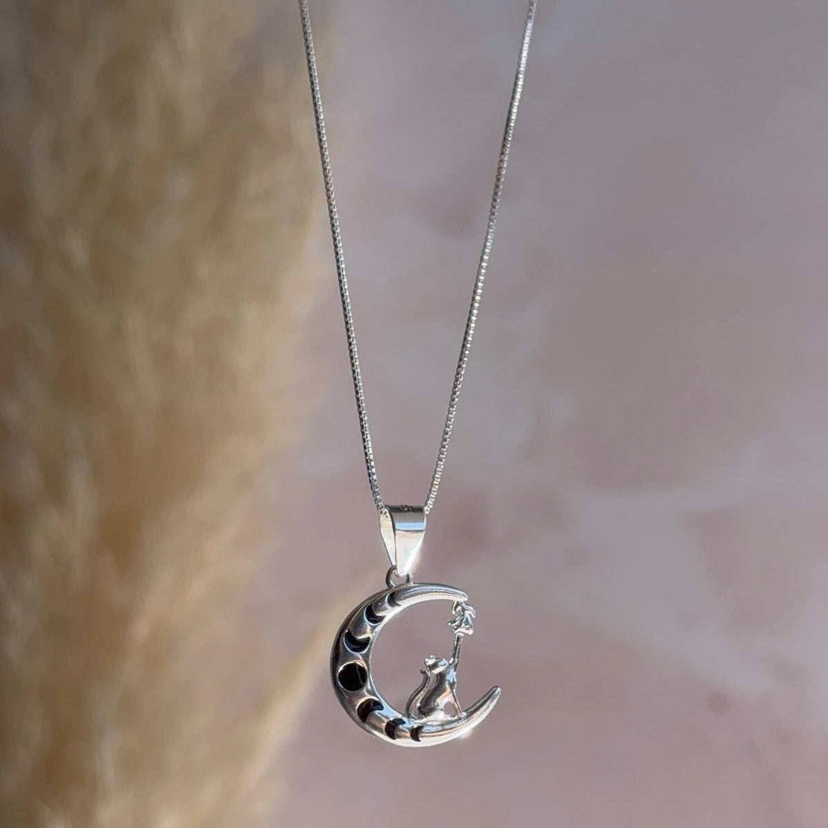 Collar Gato y Lunas