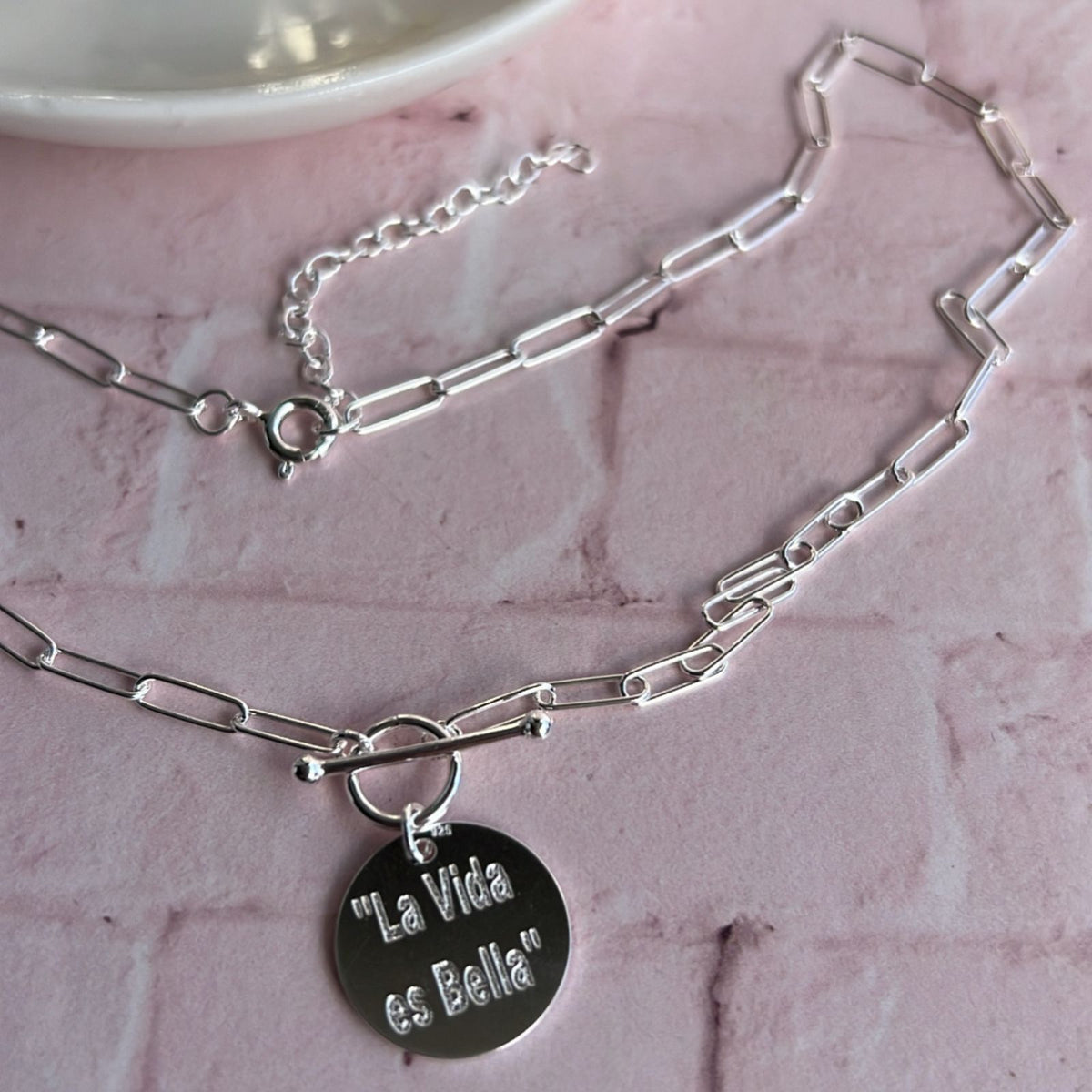 Collar "La vida es bella"