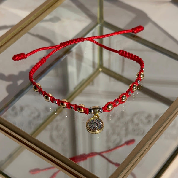 Pulsera Roja Balines Mixta San Benito