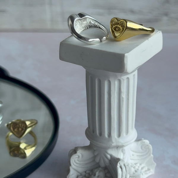 Anillo Midi - Corazón Ojito