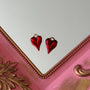 Charm Corazón Rojo Satín