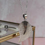 Collar Pluma Nácar