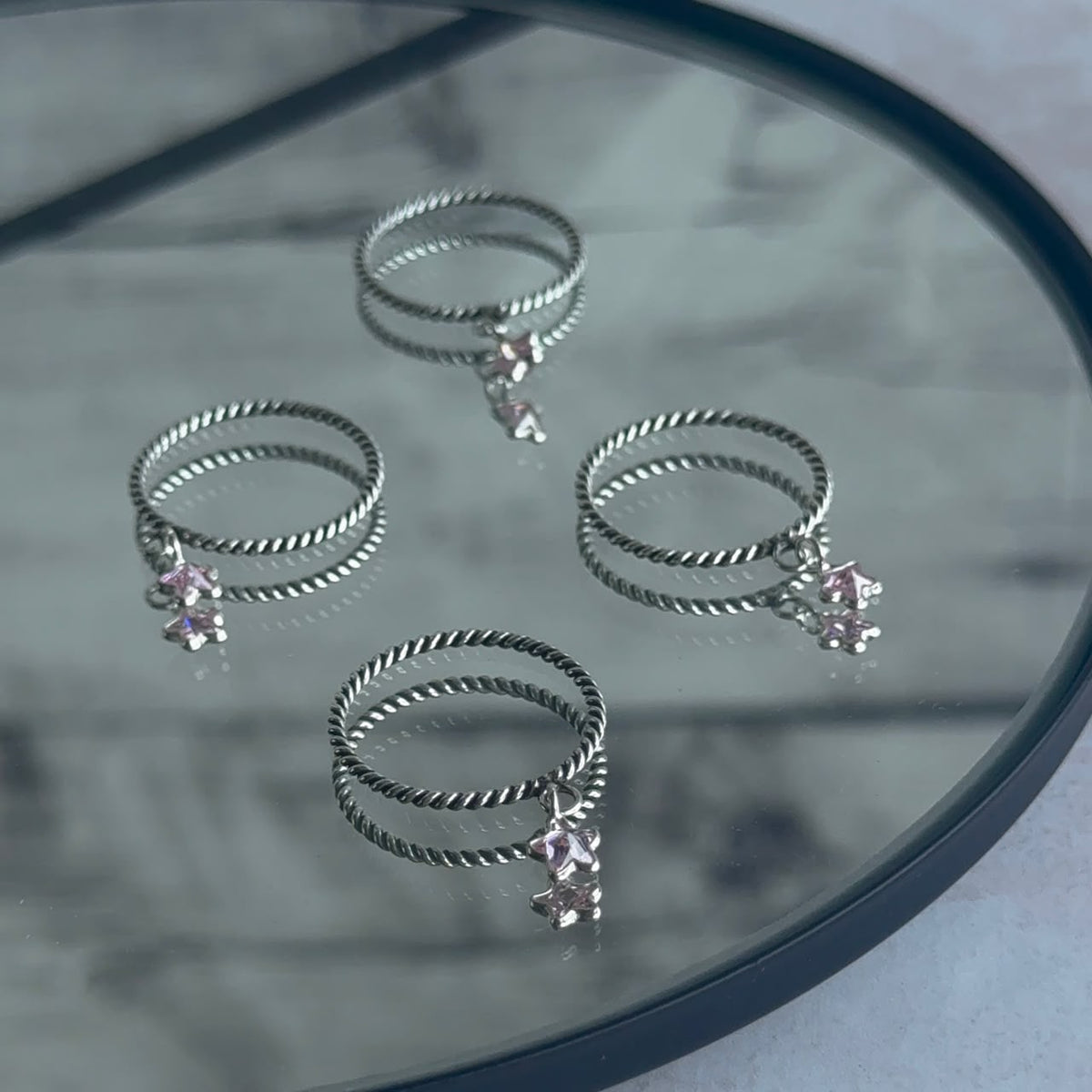 Anillo Estrella Colgante