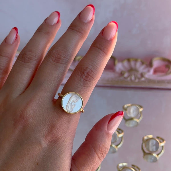 Anillo Nácar - Virgen Niña