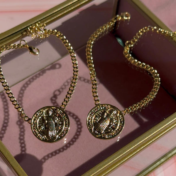 Pulsera Medallón San Benito