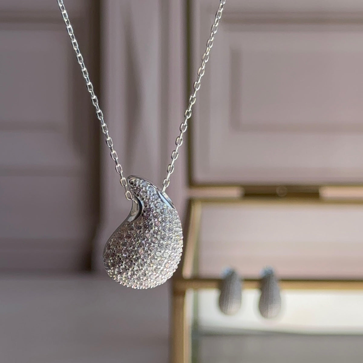 Collar Gota Circones Plata 925