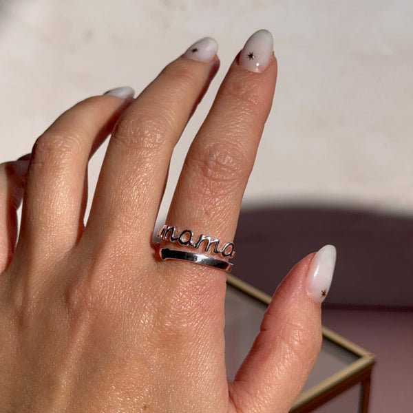 Anillo Mamá Plata 925