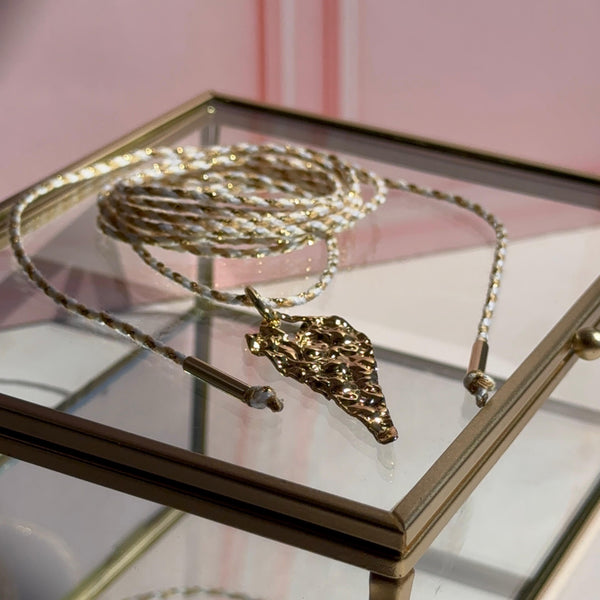 Collar Cordón Corazón