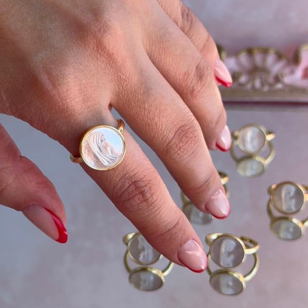 Anillo Nácar - Virgen Niña
