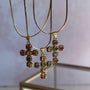 Collar Cruz Circones Multicolores