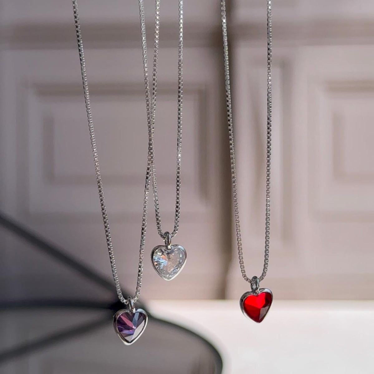 Collar Punto de Luz - Circón Corazón