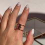 Anillo Hijo Baño de oro