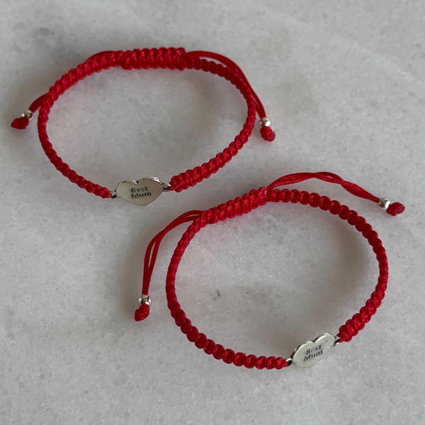 Pulsera Roja Best Mum