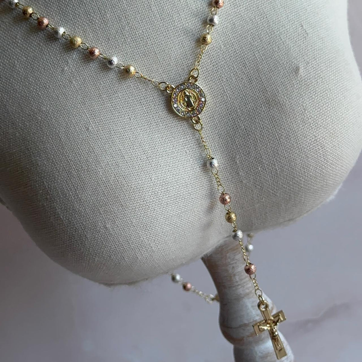 Collar Rosario San Benito - Satinado