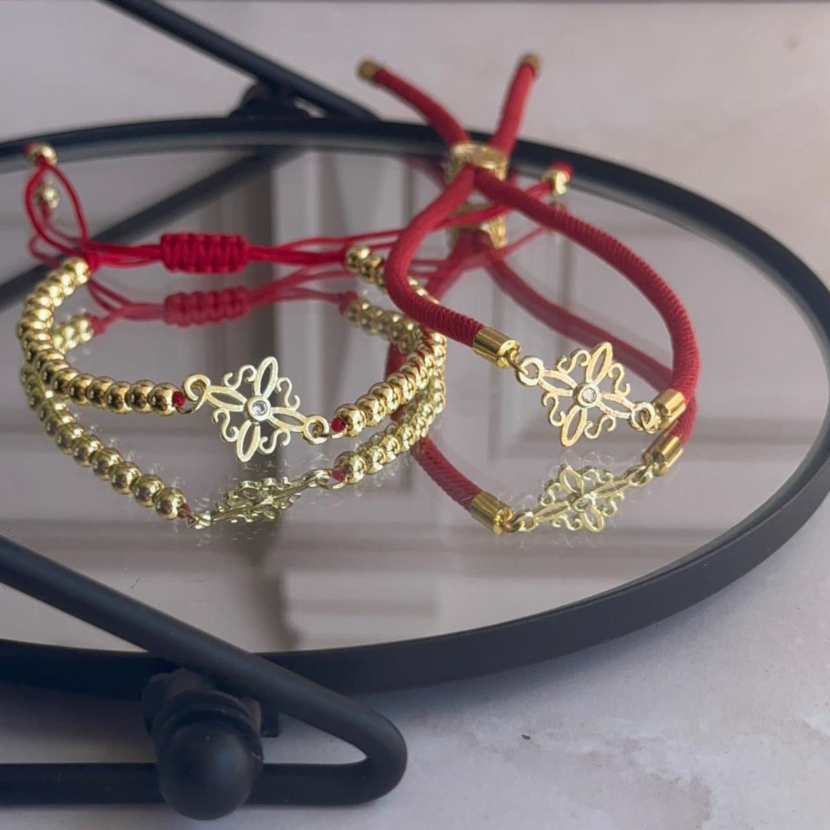 Pulsera Nudo de Bruja - Baño de oro