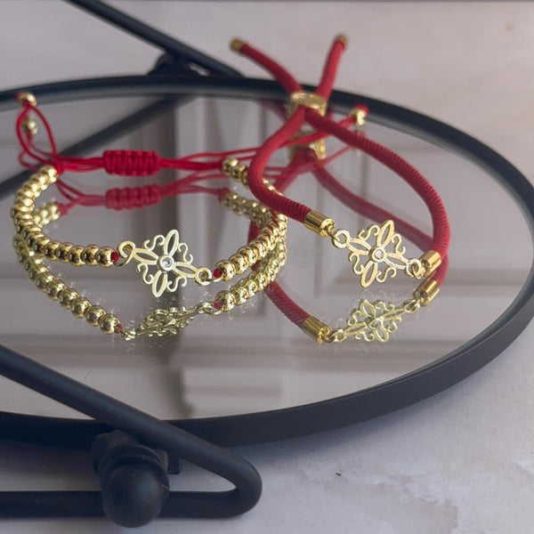 Pulsera Nudo de Bruja - Baño de oro