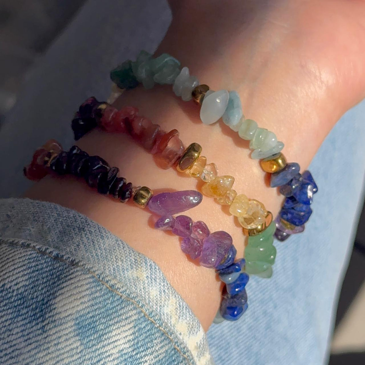 Pulsera Chips Cuarzo