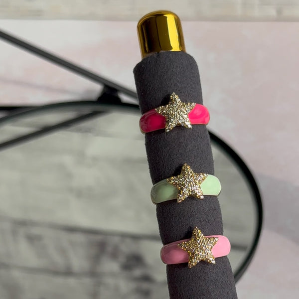 Anillo Estrella Colores