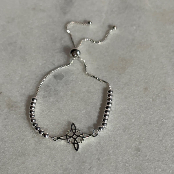 Pulseras Balines Nudo de Bruja