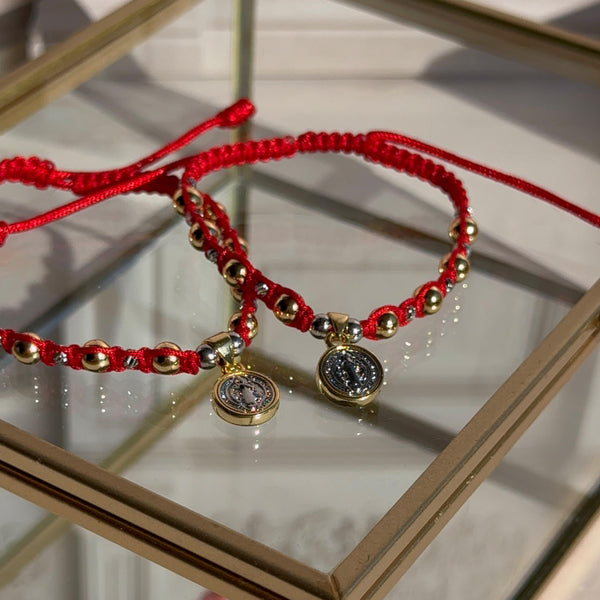 Pulsera Roja Balines Mixta San Benito