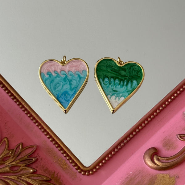 Charm Corazón Olas