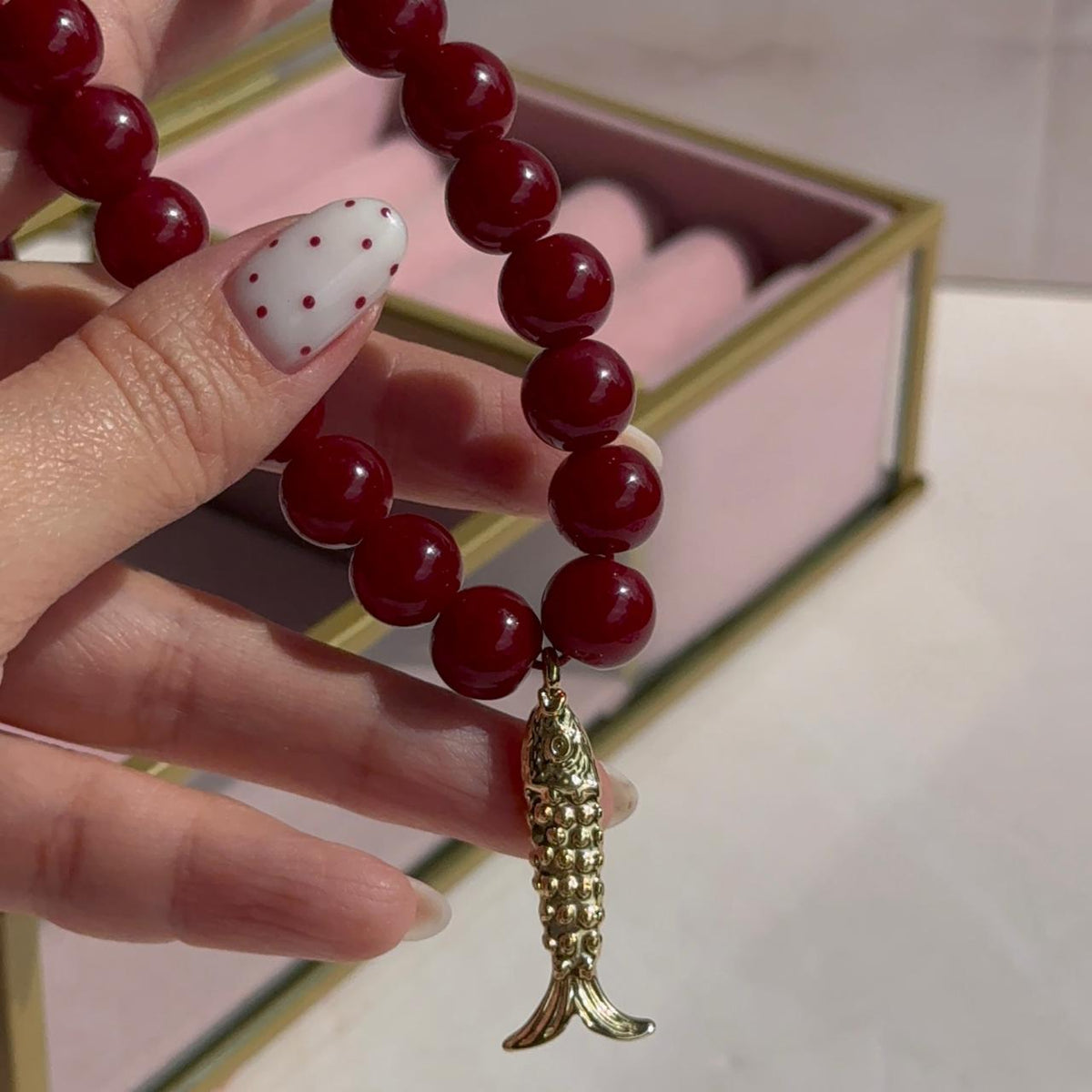 Collar Rojo Pez