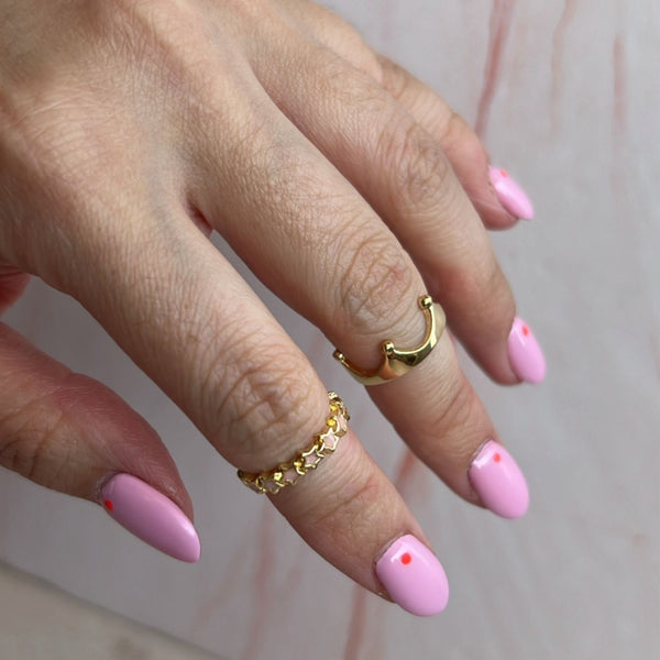 Anillo Midi - Estrellas / Corona