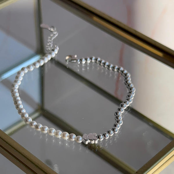 Pulsera Perlas Osito