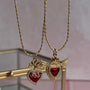 Collar Corazón Detente Rojo
